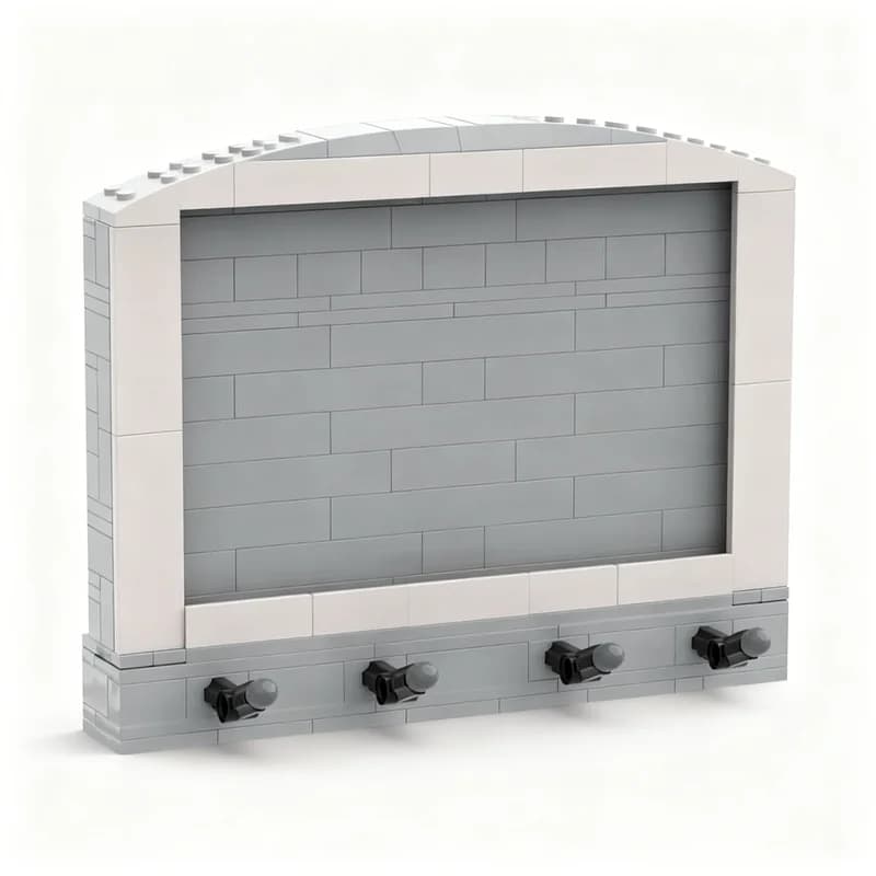 227pcs MOC Creator 4 X 6 Picture Frame Customizable Model Building Blocks Construction DIY Idea Assemble Christmas Gift Toys