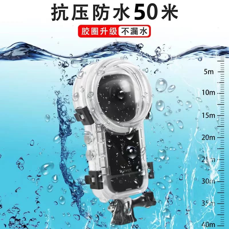 For Insta360 X4 Waterproof Housing Accessories for Sports Action Cameras