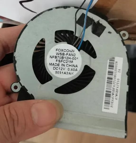NUOVA VENTOLA PER WSB-FAN2 NFB70B12H-001 FSFC21M 12V 0.8A Ventola di raffreddamento della CPU del COMPUTER PORTATILE