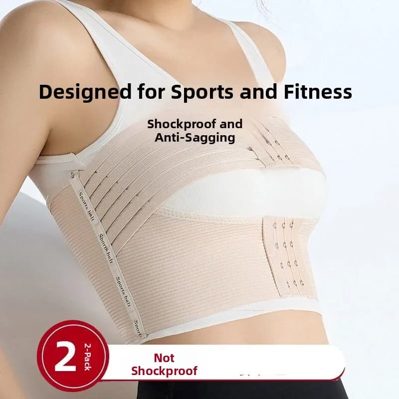 Sports Bra Correction Band Anti Shake Breast Support Anti Sagging Underwear for Big Breasts Jump Rope Chest Protection