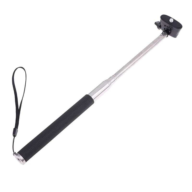 1Pc Allungabile Mini Selfie Stick Monopiede In Metallo Impermeabile Palo Per 13/12/11/10/9/8 Action Videocamere Fotografia All'aperto