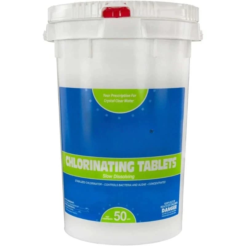 Pastiglie di Cloro Stabilizzate per Piscina e Spa, Disinfettante a Lunga Durata
