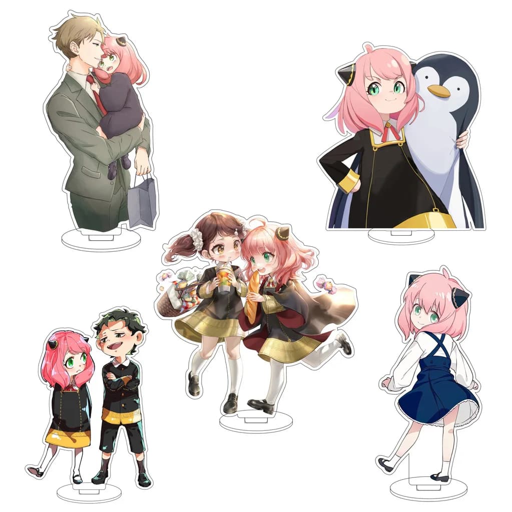 16CM Anime SPY×FAMILY Fiona Frost Yor Forger Bond Forger Loid Forger Anya Forger‌ Cos Acrylic Figure Stand Ornaments Gifts