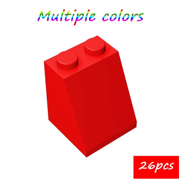 MOC 26PCS 3678 Pendenza 65 2x2 Building Block Kit ad alta tecnologia con tubo inferiore Mattoni Particelle giocattolo educativo Regalo di compleanno per bambini