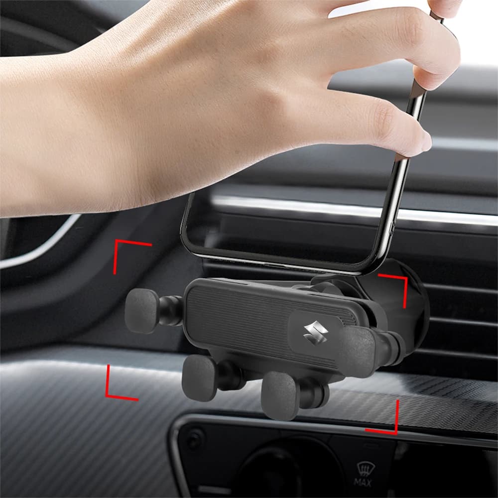 Gravity Car Phone Holder Air Vent Mount Cell Phone Support Holder For Suzuki Grand Vitara Swift Jimny Samurai Car Wheel hubcap