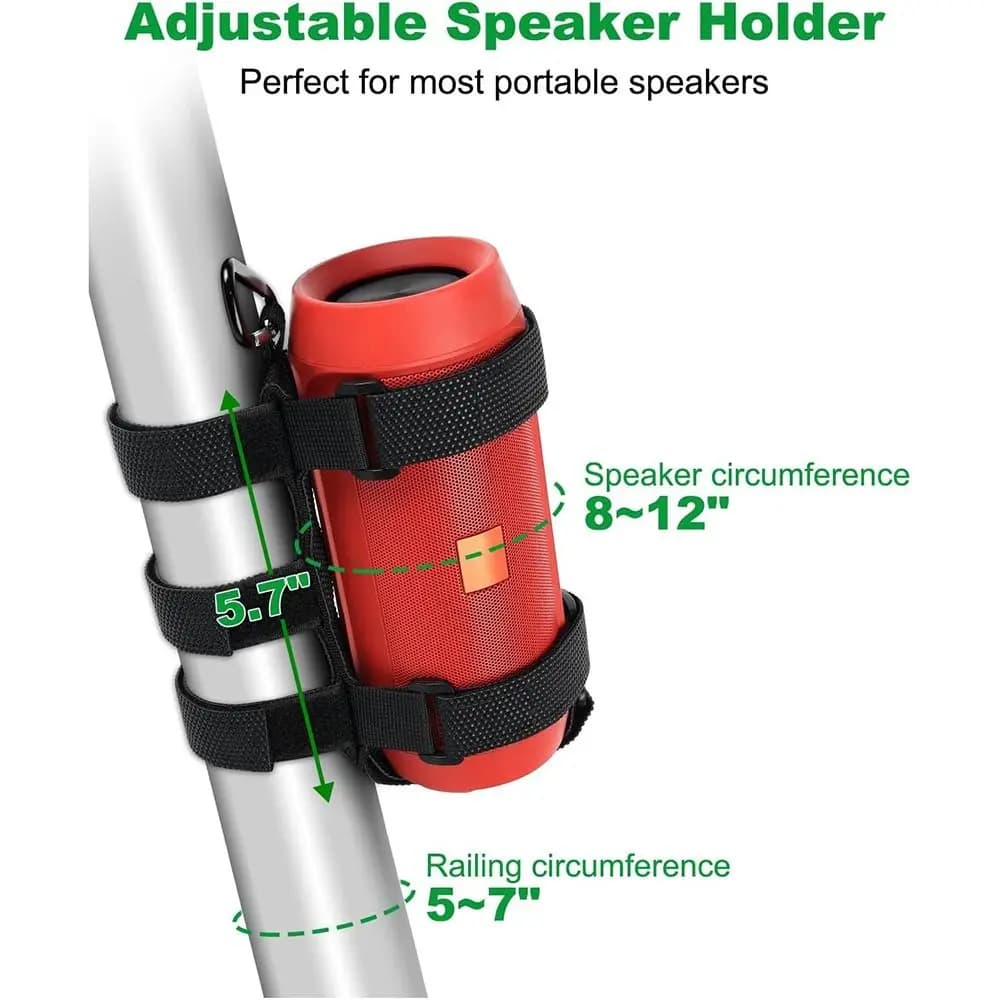 Supporto per altoparlante per bici/carrello da golf/barrovia per barca cinghia regolabile staffa per supporto per altoparlante per bicicletta per JBL Flip 6 5/Charge 5