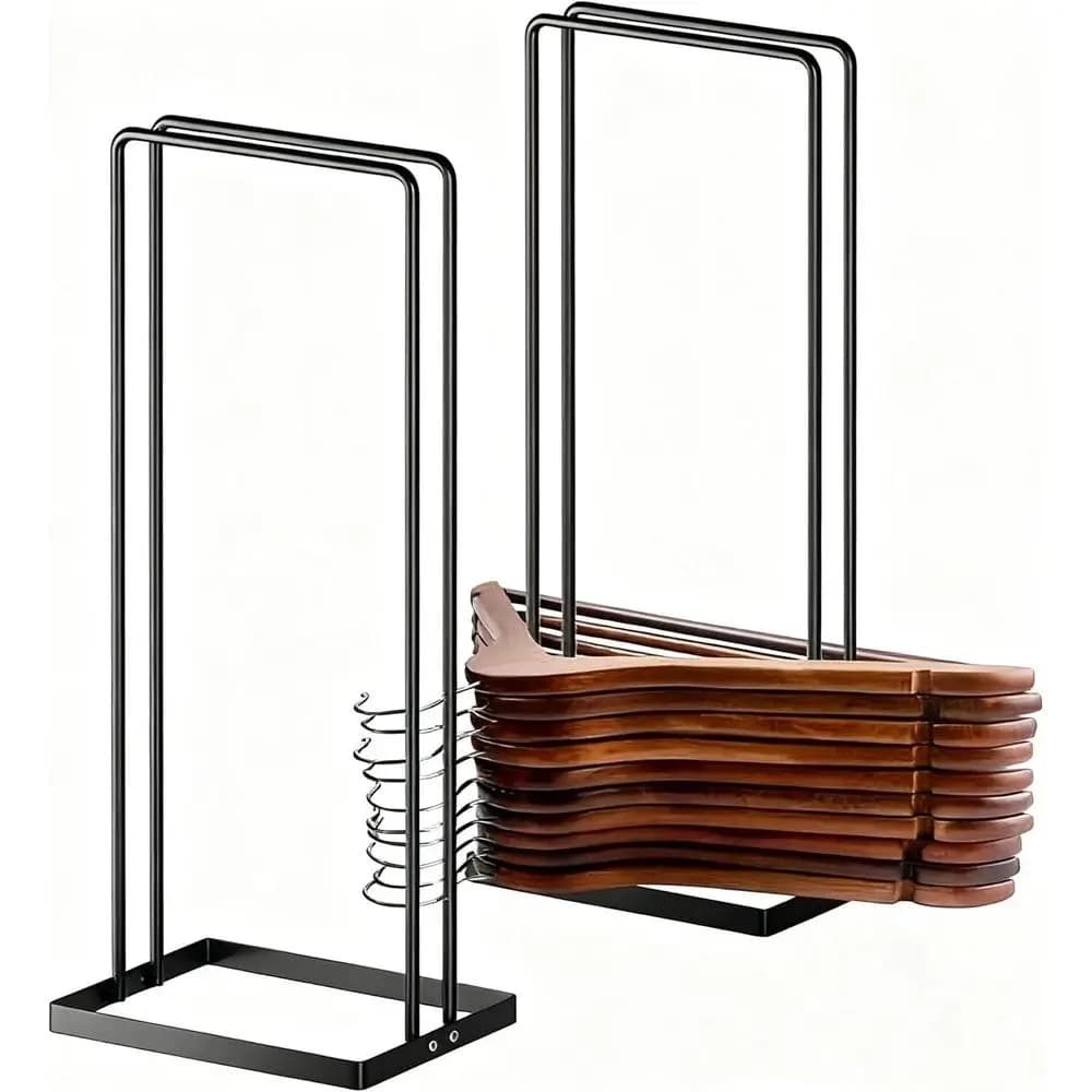Space-Saving Hanger Organizer for Clothes, Velvet Hangers Storage Rack for Home and Kids