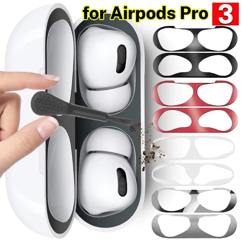 4/1PCS Dust-proof Scratchproof Sticker for Airpods Pro 3 Dust Guard Protective Earphone Film for AirPods Pro 3 Cover Stickers