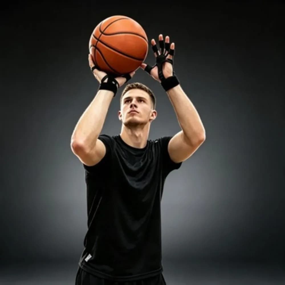 1PC Basketball Shooting Aid Silicone Training Equipment Basketball Pitching Training Corrector Shooting Posture Hand Holder