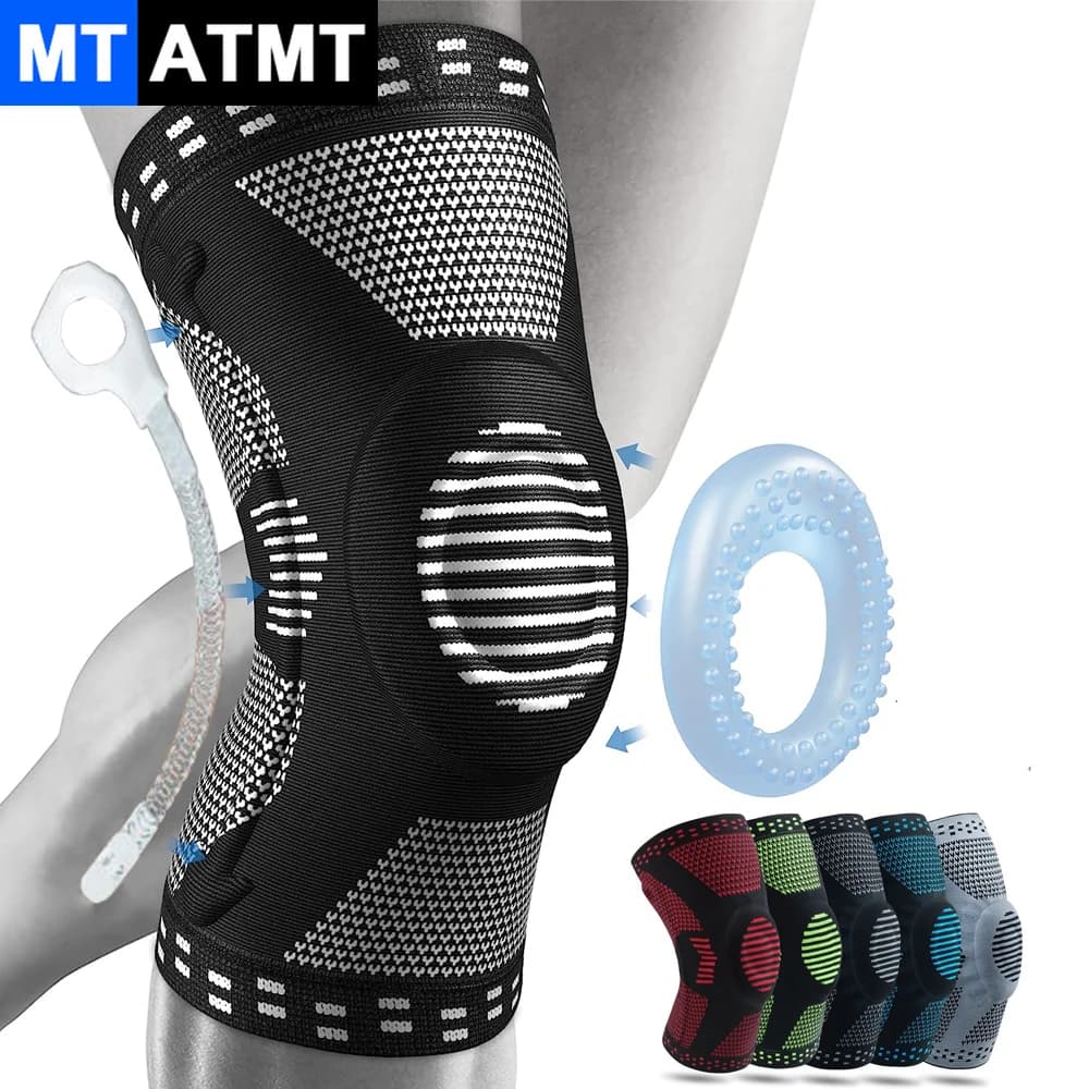 1 Pezzo Ginocchiera Sportiva Professionale per Uomini e Donne, Supporto a Compressione per Ginocchio per Artrite, Lesioni al Menisco, Sollievo dal Dolore Articolare, Corsa
