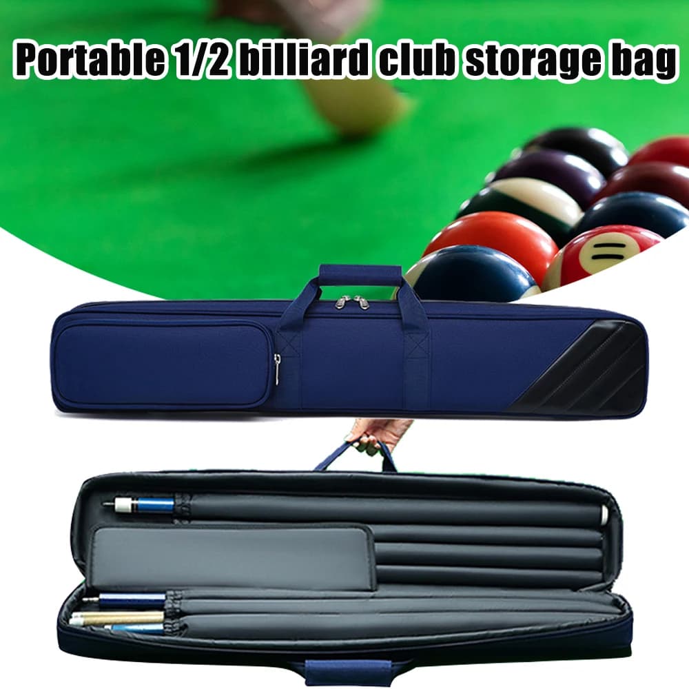 Custodia per stecche da biliardo da 1 pezzo, custodia per stecche da biliardo Borsa morbida imbottita per stecche da biliardo con cinghie per zaino per stecche da biliardo e accessori