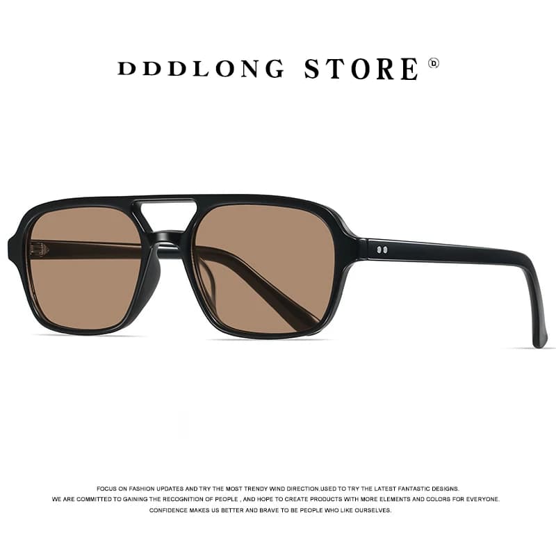 DDDLONG Retro Fashion Punk Pilot Sunglasses Women Men Sun Glasses Classic Vintage Goggles UV400 Outdoor Shades D743