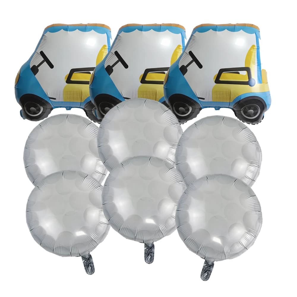 Palloncini foil da golf Decorazioni per feste a tema golf per compleanno Baby Shower Palloncini per carrello da golf Palline da golf Palloncini sportivi Forniture