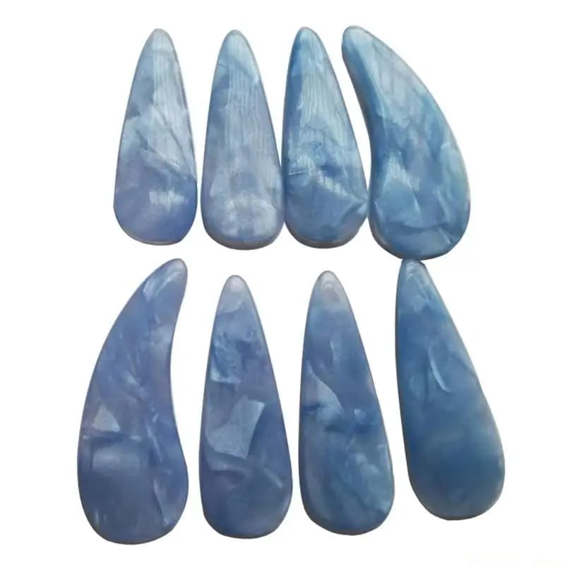 31BE 8 Pz Guzheng Plettri per chitarra Plettri per chitarra Ukulele Pick Plettro Protezioni per punta delle Guzheng Chiodo