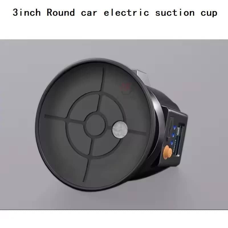 3 Inch Round Car Electric Suction Bracket for indoor and outdoor fixed suction cup for vacuum action