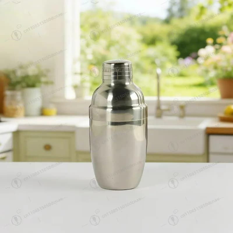 Shaker per Martini Giapponese da 250ml, Shaker per Cocktail da Bar, Accessori per Bar in Metallo