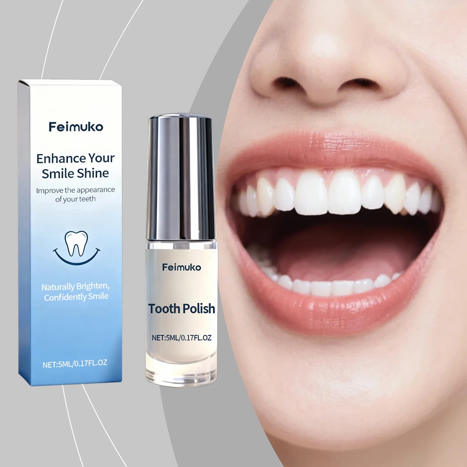 Tooth care lacquer: Daily oral care for smooth and clean teeth, natural shine, healthy gums and a beautiful look.