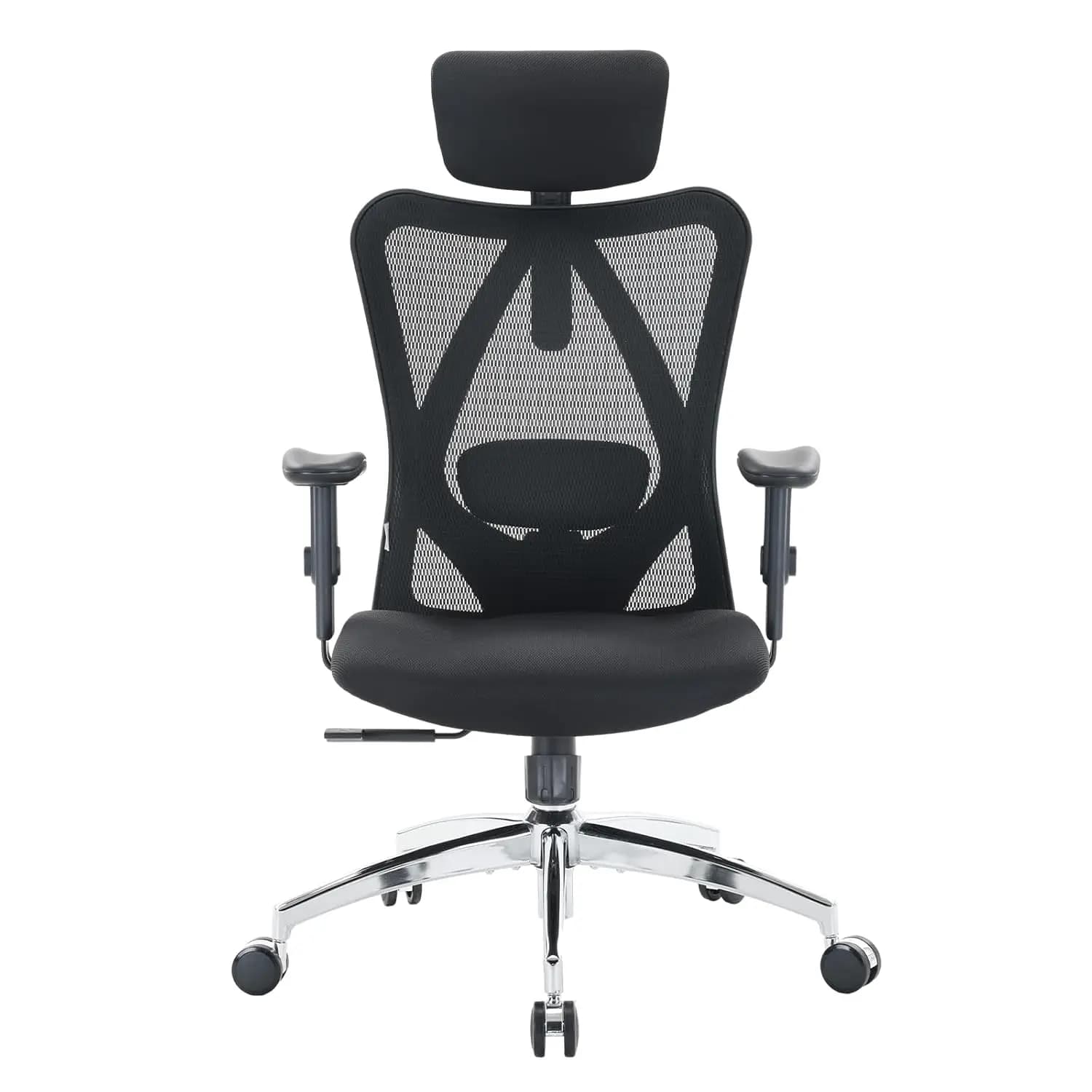 M18 Ergonomic High Back Mesh Office Chair, Adjustable Headrest & Lumbar Support, 330lbs Weight Capacity, Customized