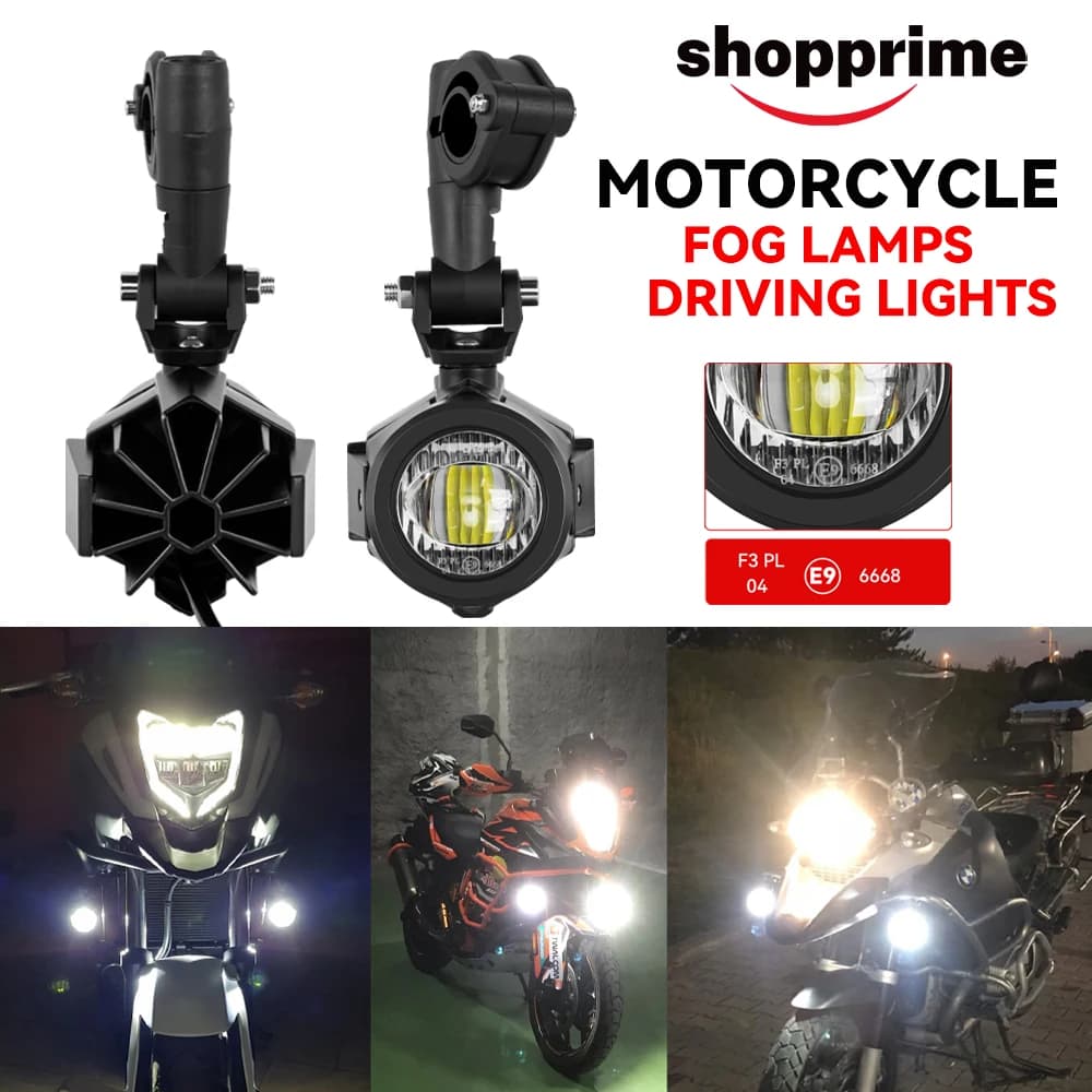 Moto Faretto A LED Faro Del Motociclo LED Fendinebbia Per BMW R1200GS R1250GS Adv F800GS F700GS Motorc Ausiliario Della Lampada Della Nebbia