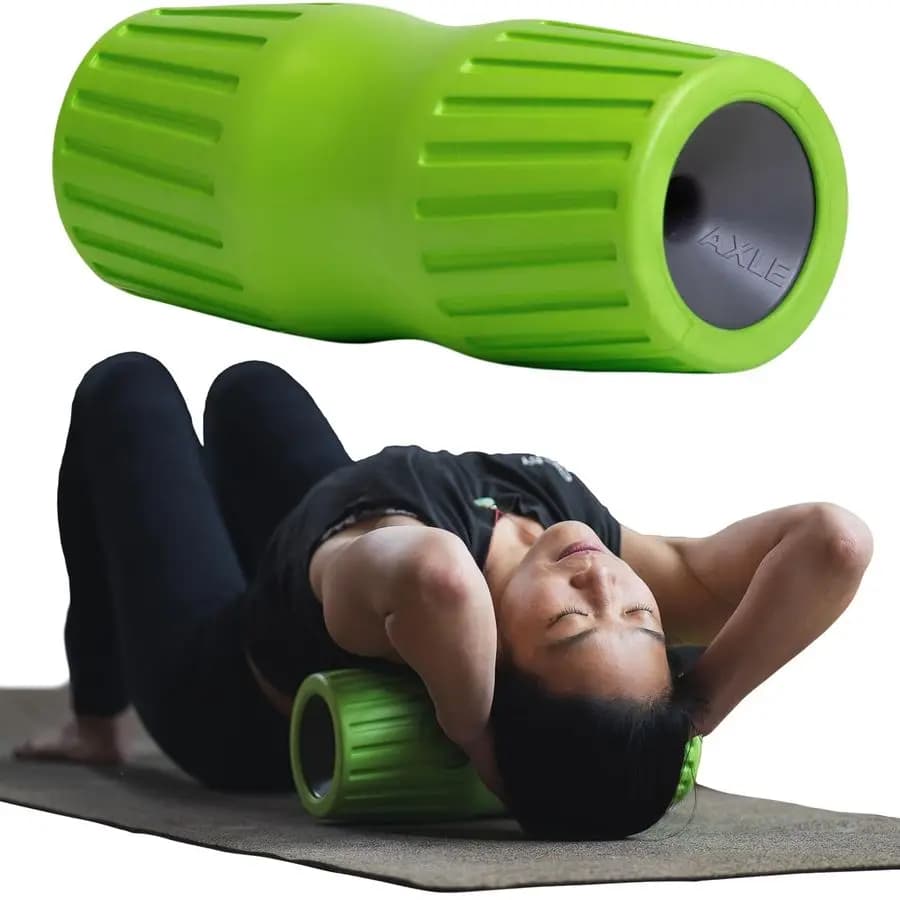 Extra rigid high density foam roller for exercises, deep myofascial release for back, hips, legs and shoulders, muscle recovery