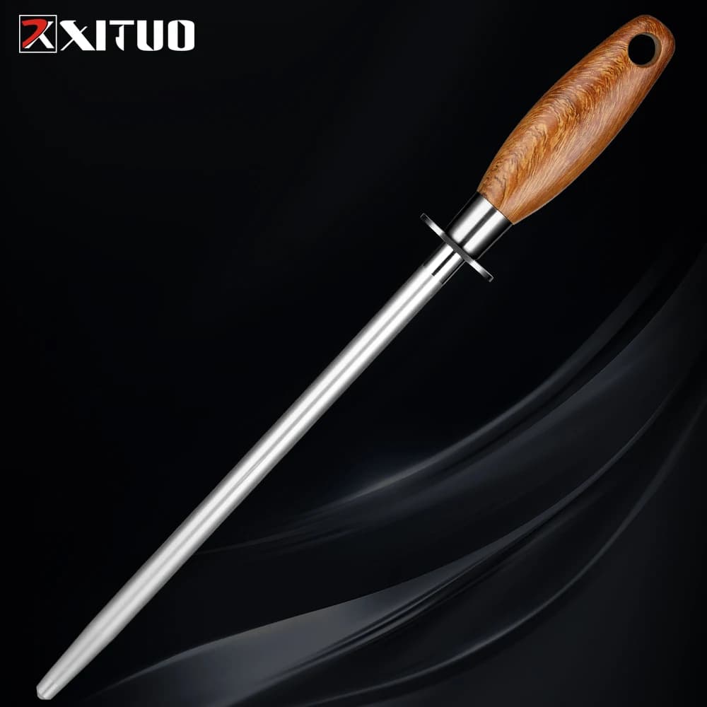 Coltello per affilare i coltelli diamantato coltello da cucina asta per affilare veloce coltello da macellazione professionale da Chef da 10 pollici per tutti i coltelli forbici