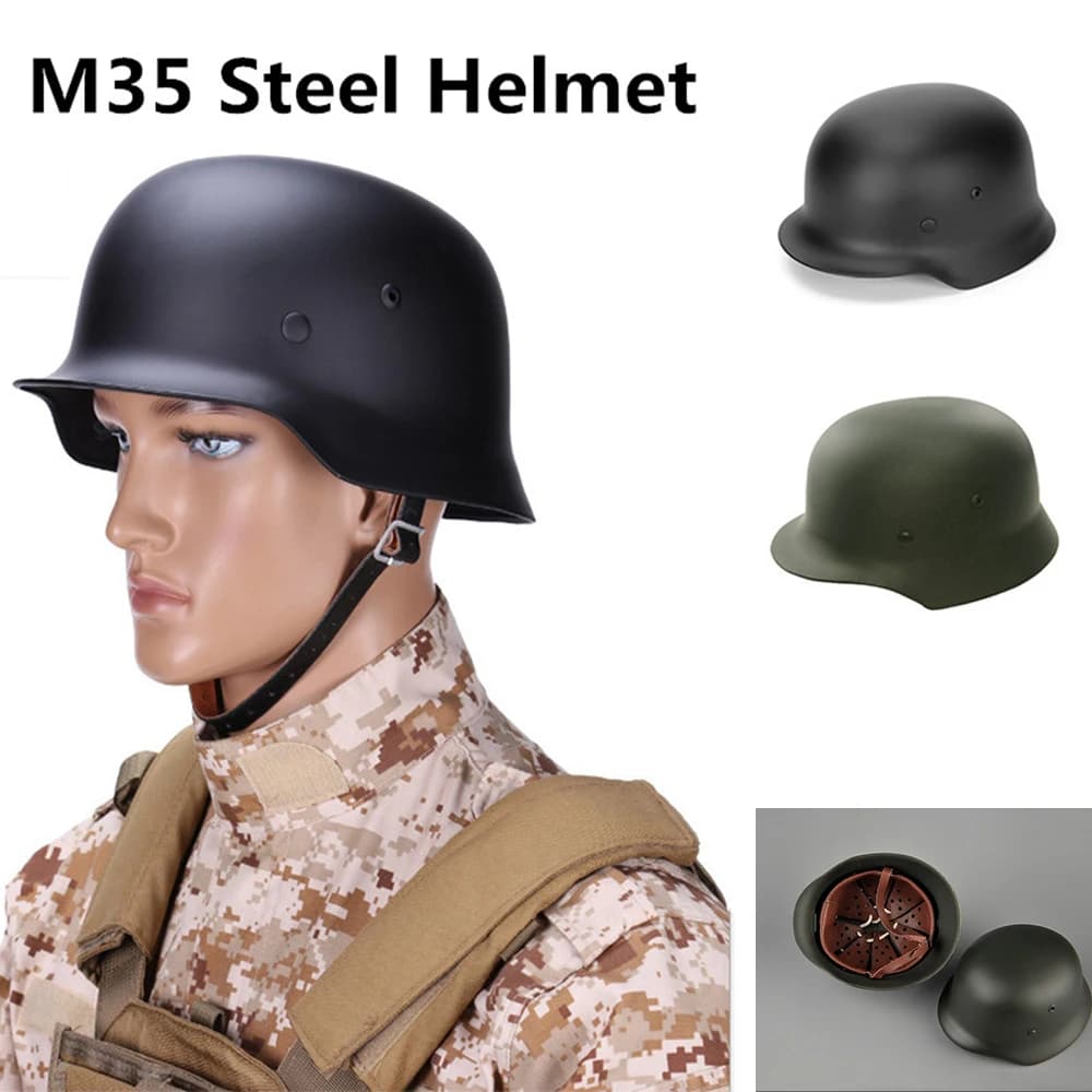 Esercito Verde 1/6 Maschio Soldato Tattico Tedesco M35 Acciaio Airsoft Casco Militare Attrezzature Per Le Forze Speciali per 12 ''Action Figure