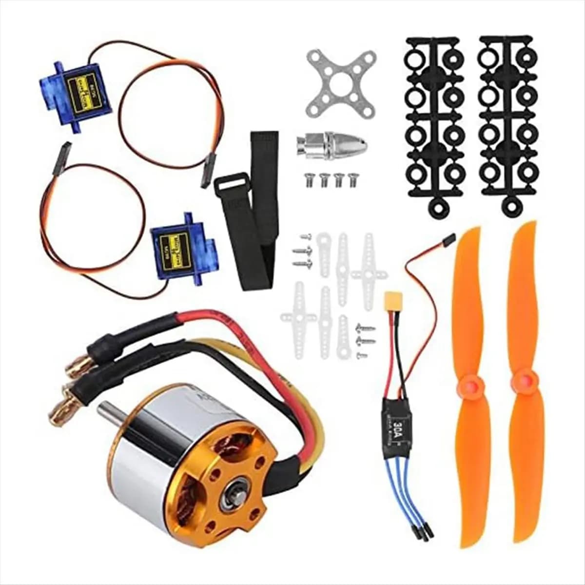 A99X 2212 1400KV Motor+8060 Propeller+SG90 9G Servo+30A ESC RC Helicopter Accessory for RC Quadcopter Helicopter