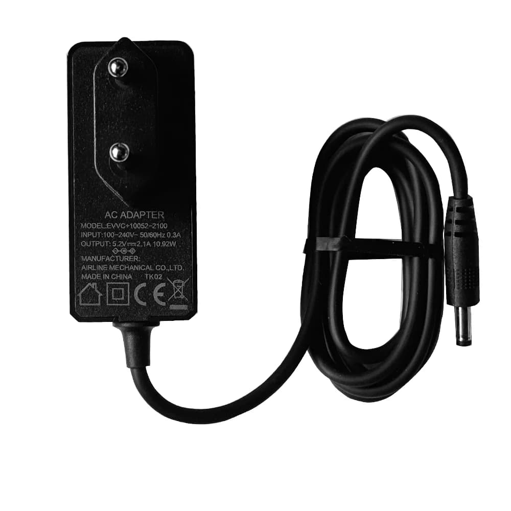Adattatore di alimentazione per Mijia Mi TV Box S Xiao-mi TV Box S 2a generazione, caricatore con spina EU, cavo di alimentazione 5.2V 2.1A