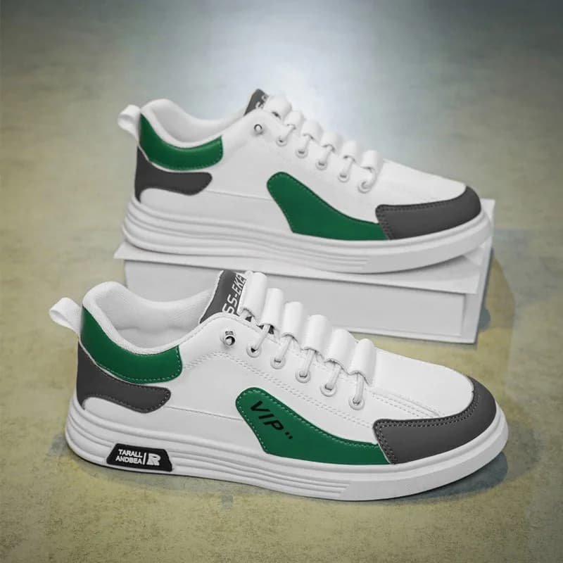TEARKER 2026 Nuove Scarpe da Uomo Primavera Autunno in Pelle Basse alla Moda Sportive Casual Trendy