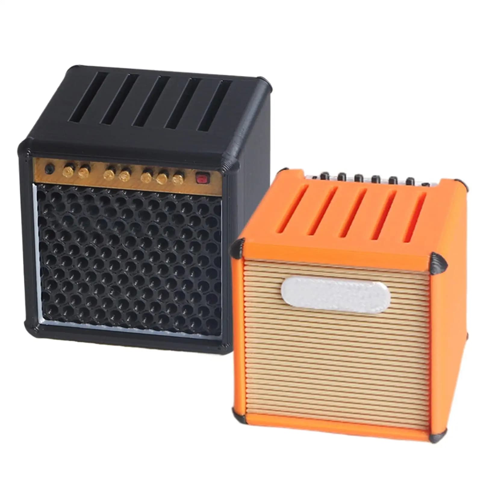 Guitar Pick Case Amp Speaker Guitar Pick Holder Large-Capacity Case Box Display 3D Printed Portable for Musical Instruments