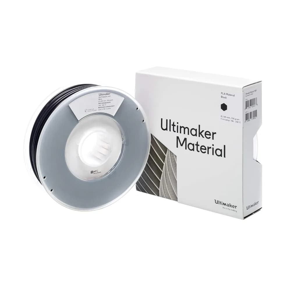3D Printer Filament NFC PLA Black 1.75mm, Professional 3D Printing Material, Shipping From United States