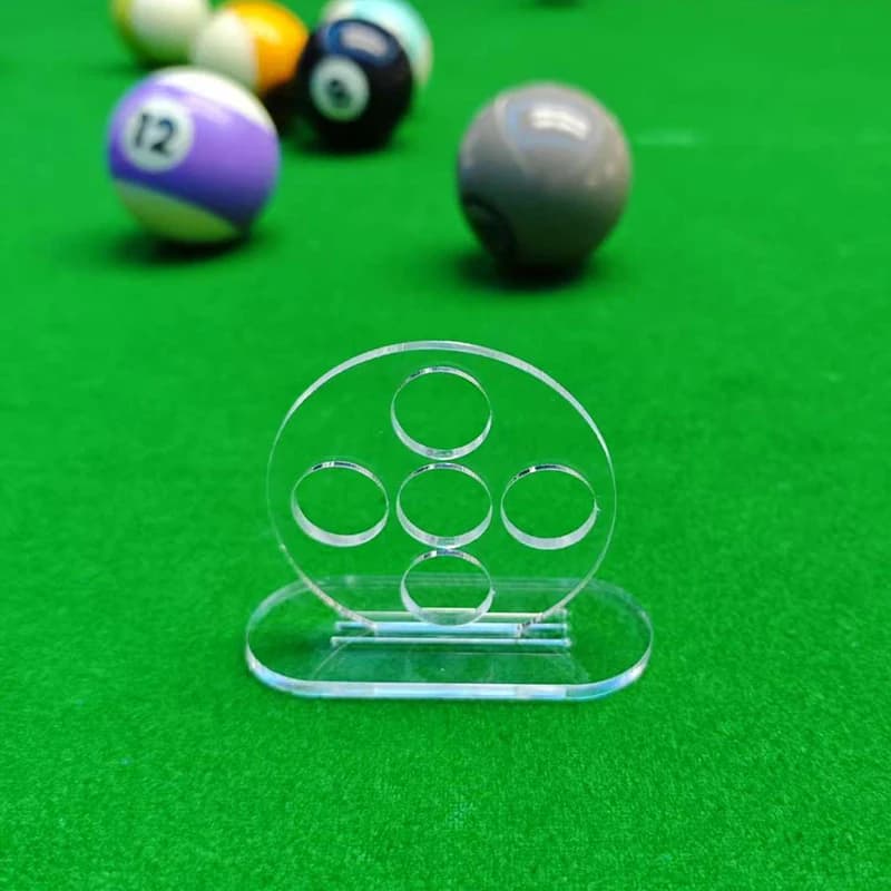 (SMTGDP11)Billiard Rod Trainer Billiard Stroke Exerciser Transparent 1/5 Holes Pool Cue Stroke Training Device Billiard Accessor