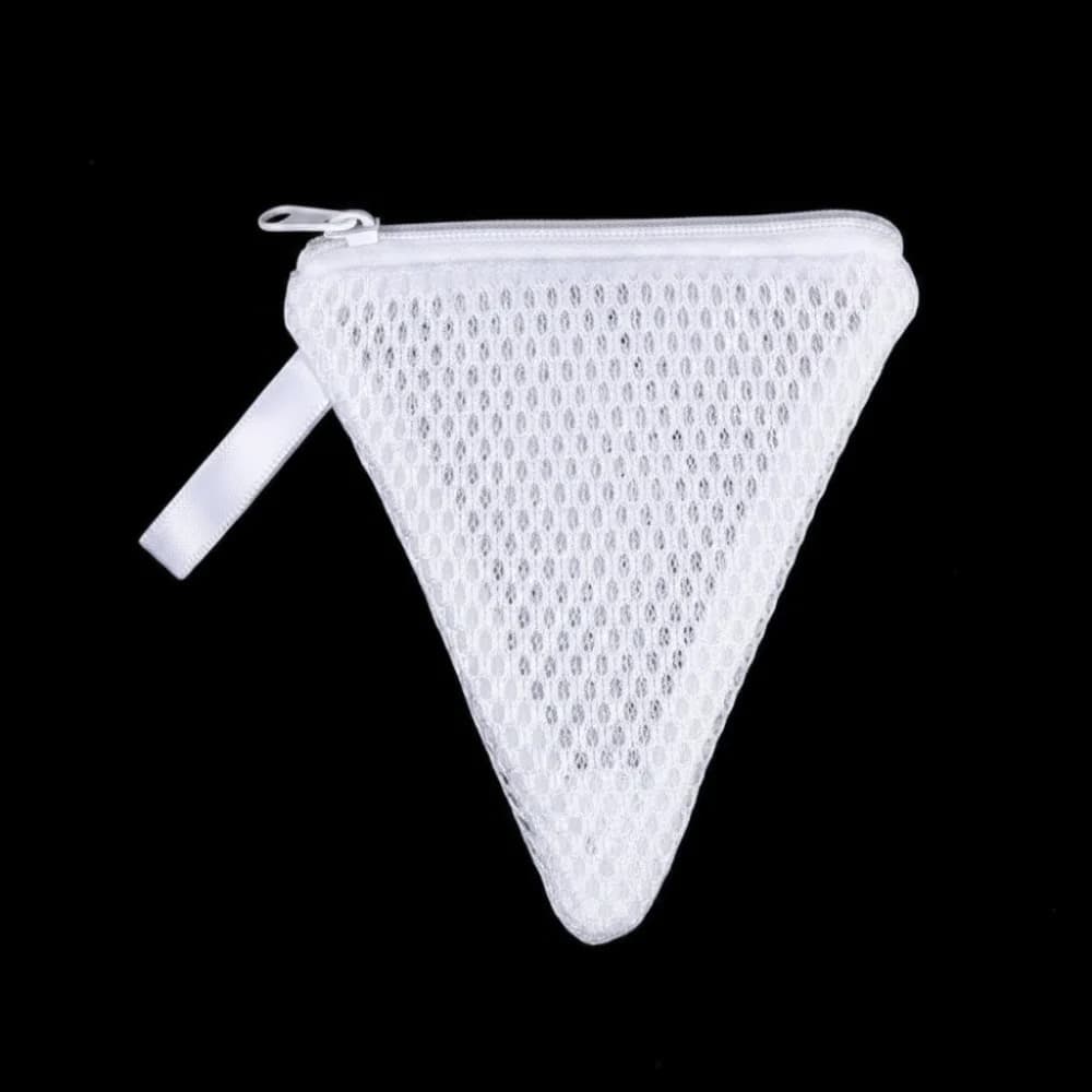 Multi-Function Laundry Detergent Pods Mesh Bags Triangle Mesh Laundry Storage Bags Durable Zipper Closure