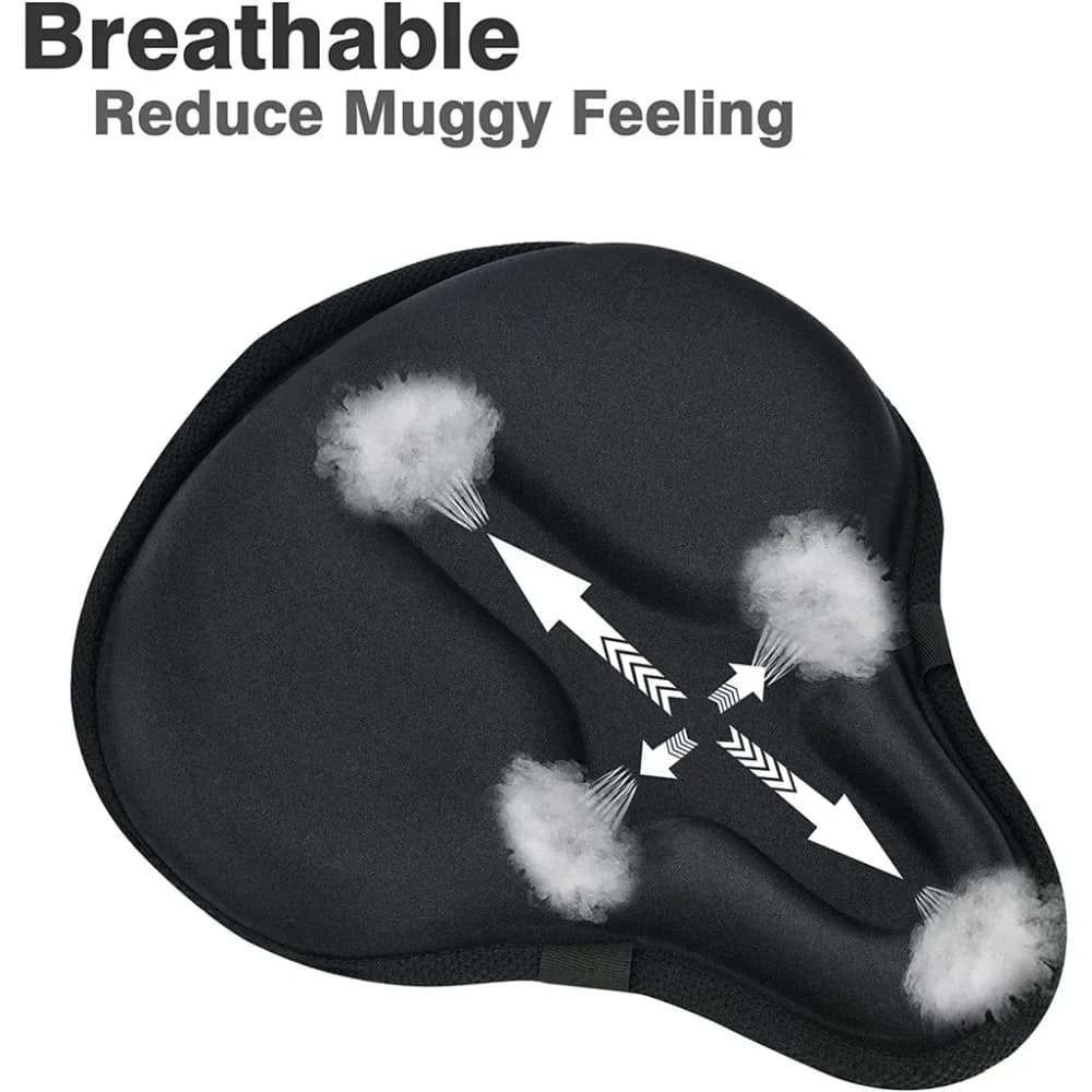 Coprisedile morbido per bici con imbottitura in memory foam gel per bicicletta da strada di montagna Comodo cuscino da sella per ciclismo