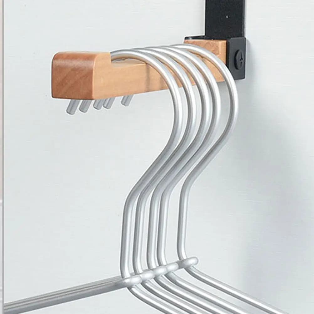 2 Pezzi Gancio Pieghevole da Appendere Sopra la Porta, Organizzatore Salvaspazio per Vestiti, Asciugamani, Cappotti, Cappelli, per Bagno e Retro Porta