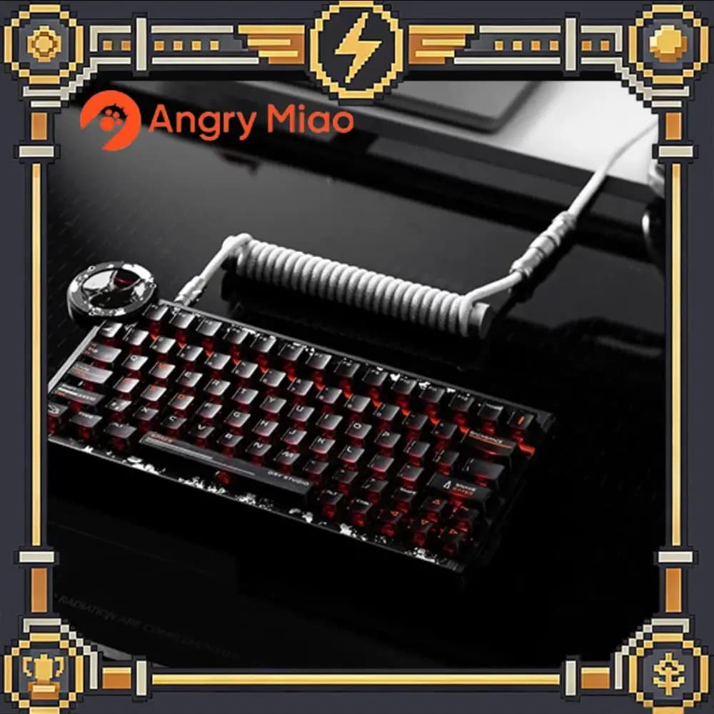 AngryMiao Battleye R2 BE745 Magnetic Axis Keyboard RT0.001 Aluminum Esports Gaming Mechanical Keyboard RGB PC Accessories Gift
