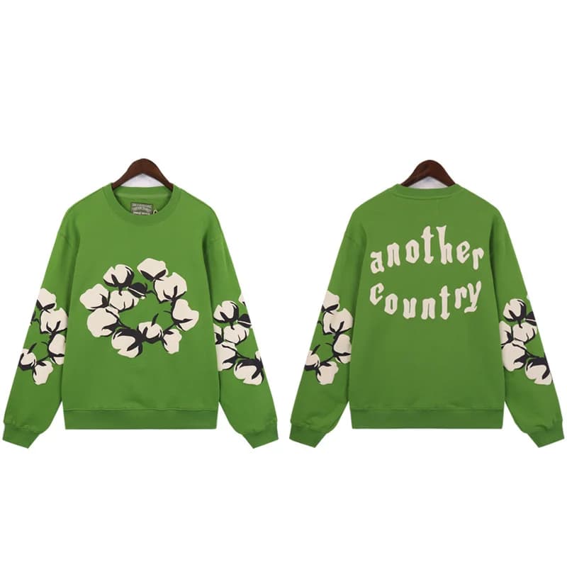 Loose Fit ex Long Sve round Ne Felpa con cappuccio in cotone Street Sle Comoda felpa traspirante per la primavera autunno inverno