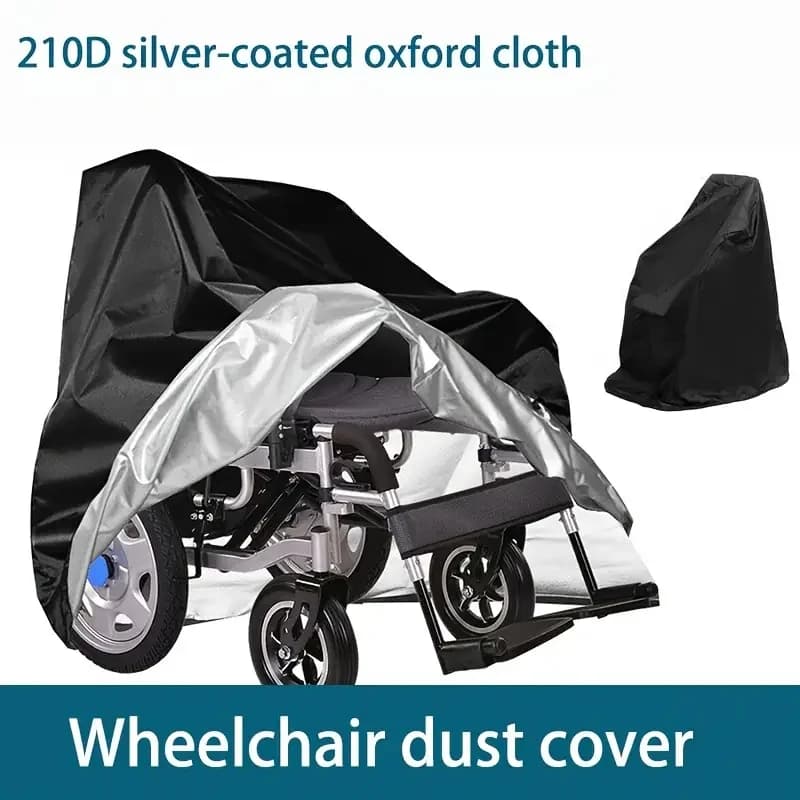 1pcs copertura per sedia a rotelle elettrica protezione solare impermeabile copertura per sedia a rotelle elettrica da viaggio copertura antipolvere per fune regolabile