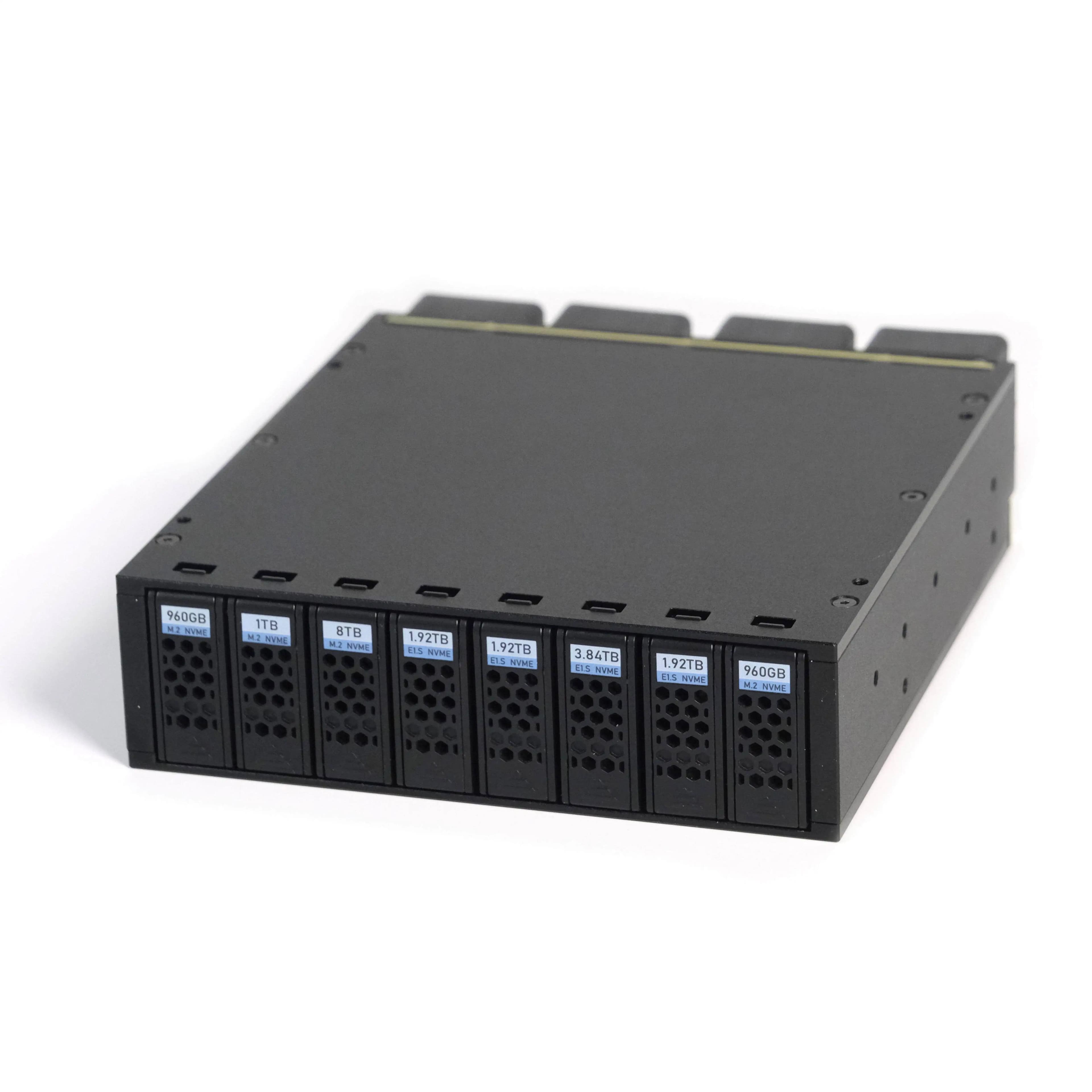 E1S Model 02 M2 Hard Drive Cage Enclosure All-Flash NAS Optical Drive Bay Hot-Swappable Storage Expansion