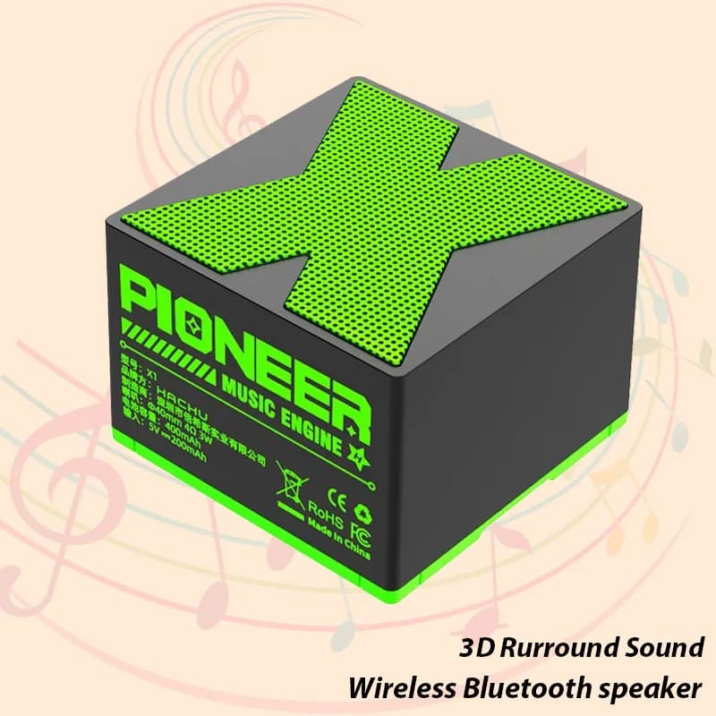 X1 Altoparlante Bluetooth senza fili Musica stereo Surround portatile Mini USB Altoparlante subwoofer esterno Lettore audio Altoparlante Microfono
