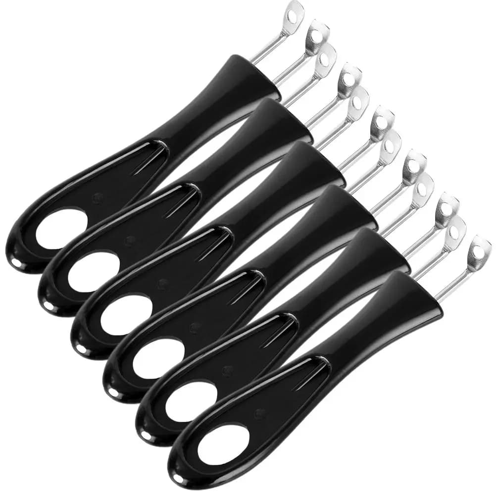 Set di 6 Manici Universali di Ricambio per Pentole, Ergonomici e Anti-scottatura, per Padelle, Wok e Utensili da Cucina