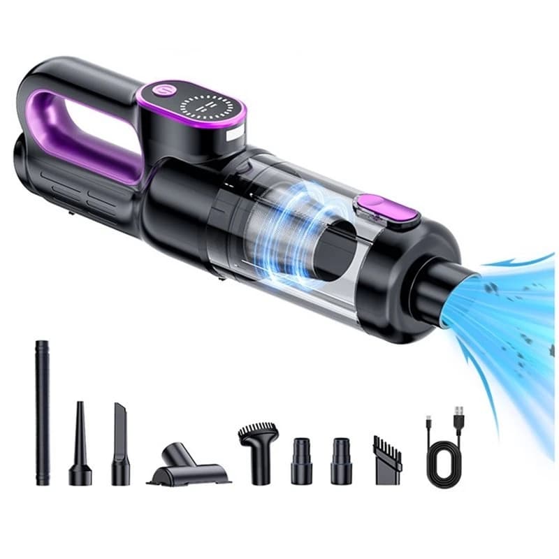 Authentic Wireless 2-In-1 Handheld Car Vacuum Cleaner Cordless Air Blower Powerful Suction Mini Dust Collector Home