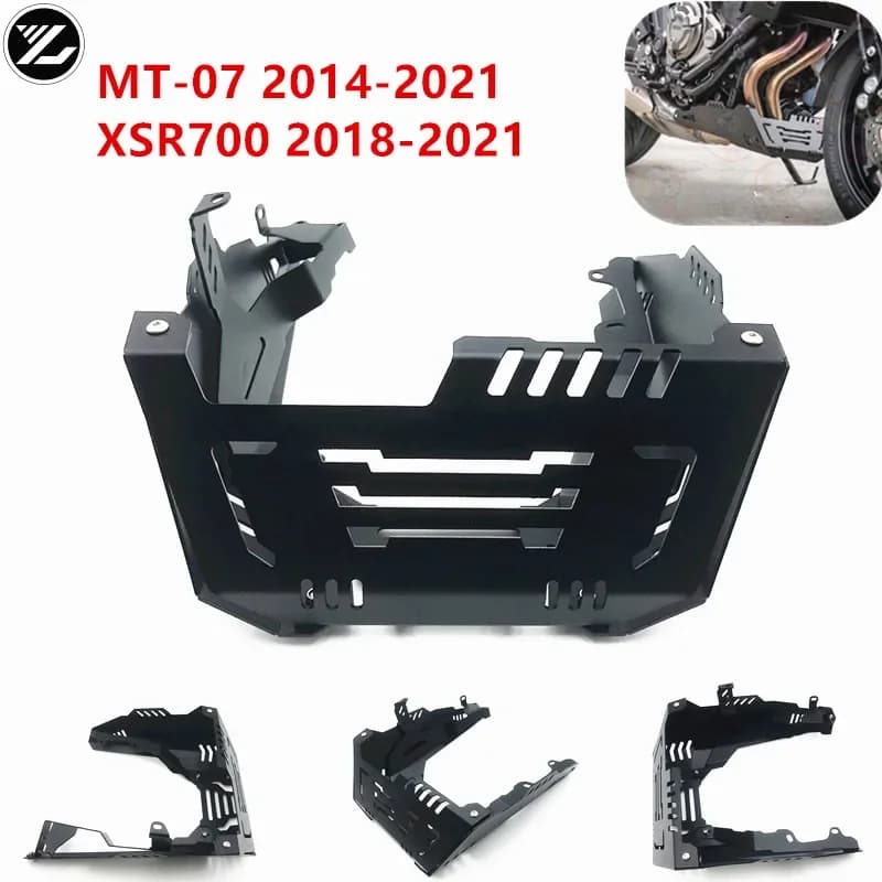 Telaio del motociclo Spedizione Piastra Paramotore Protezione Motore Telaio Copertura Protettiva Per MT07 MT-07 2014-2021 XSR700 XSR-700 2018-2019