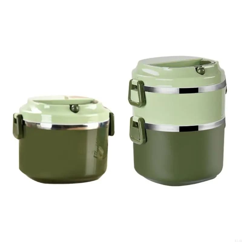 KX4B 1700 2 strati Contenitori caldi isolati termici Contenitori per pranzo a perllo