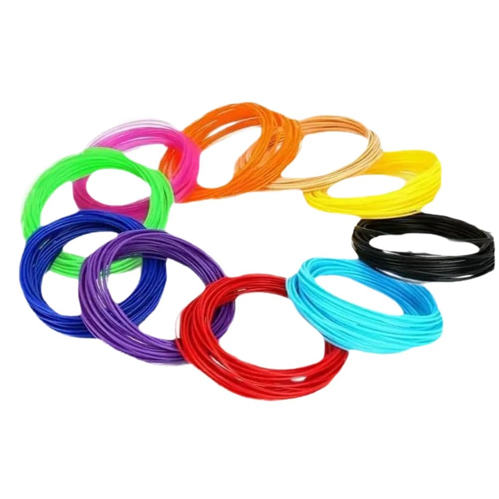 PLA filament embroidery for 32 colors 3D printing pen, each color, total 32 pieces, PLA consumables for 3D printing pen