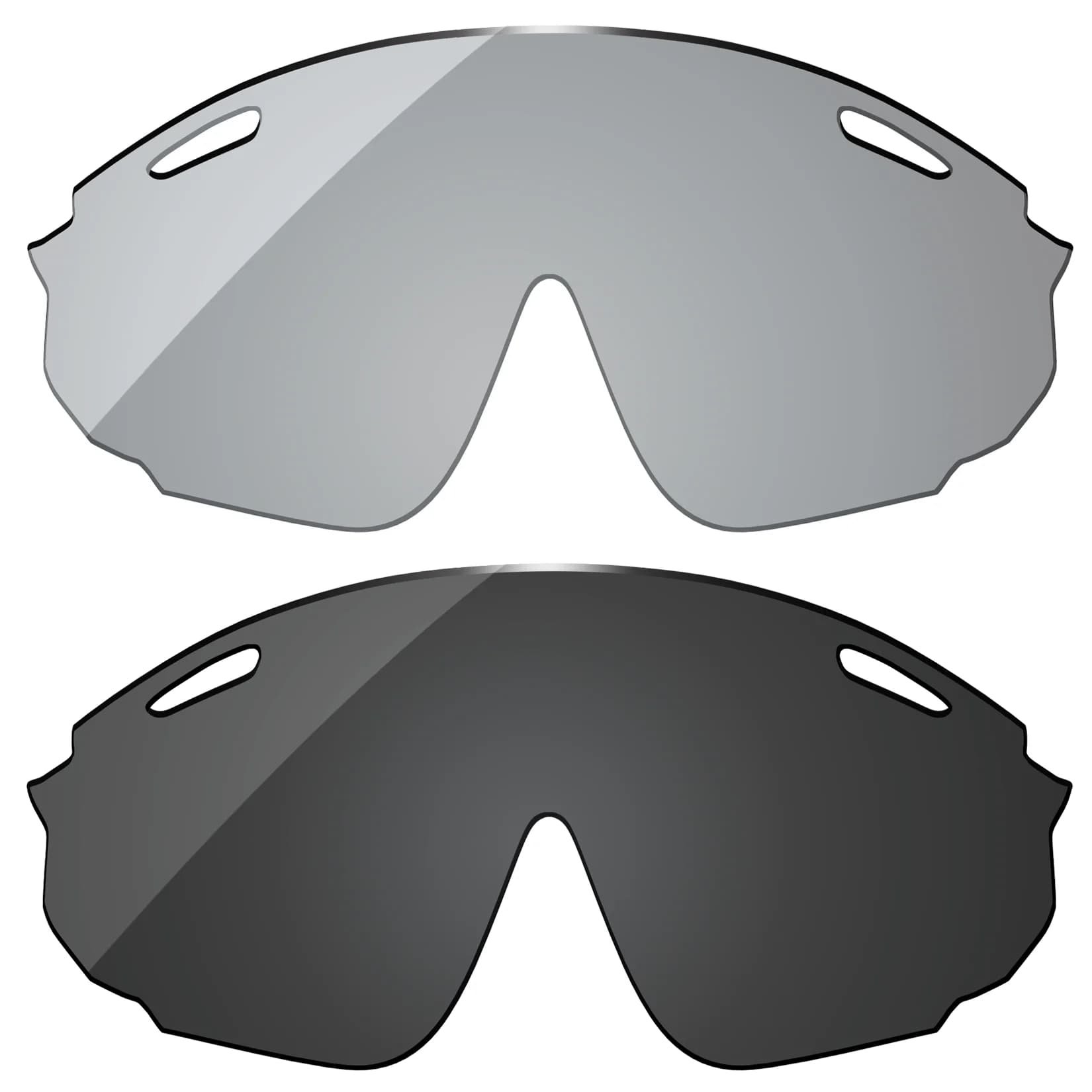 OOWLIT Lenti polarizzate di ricambio per occhiali da sole Oakley Wind Jacket 2.0 OO9418