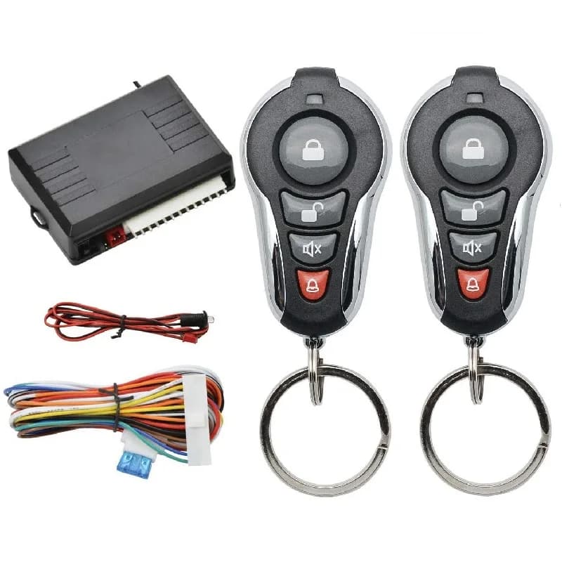 Kit ingresso senza chiave remoto centrale per auto Sistema di chiusura della portiera dell'auto Sistemi di allarme con telecomando Blocco con telecomandi automatici