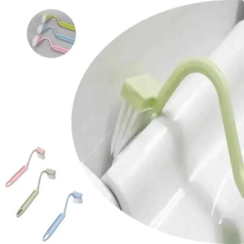 1/2/3 pezzi scopino per WC curvo manico lungo spazzole per pulizia WC strumenti per la pulizia profonda della casa accessori per il bagno