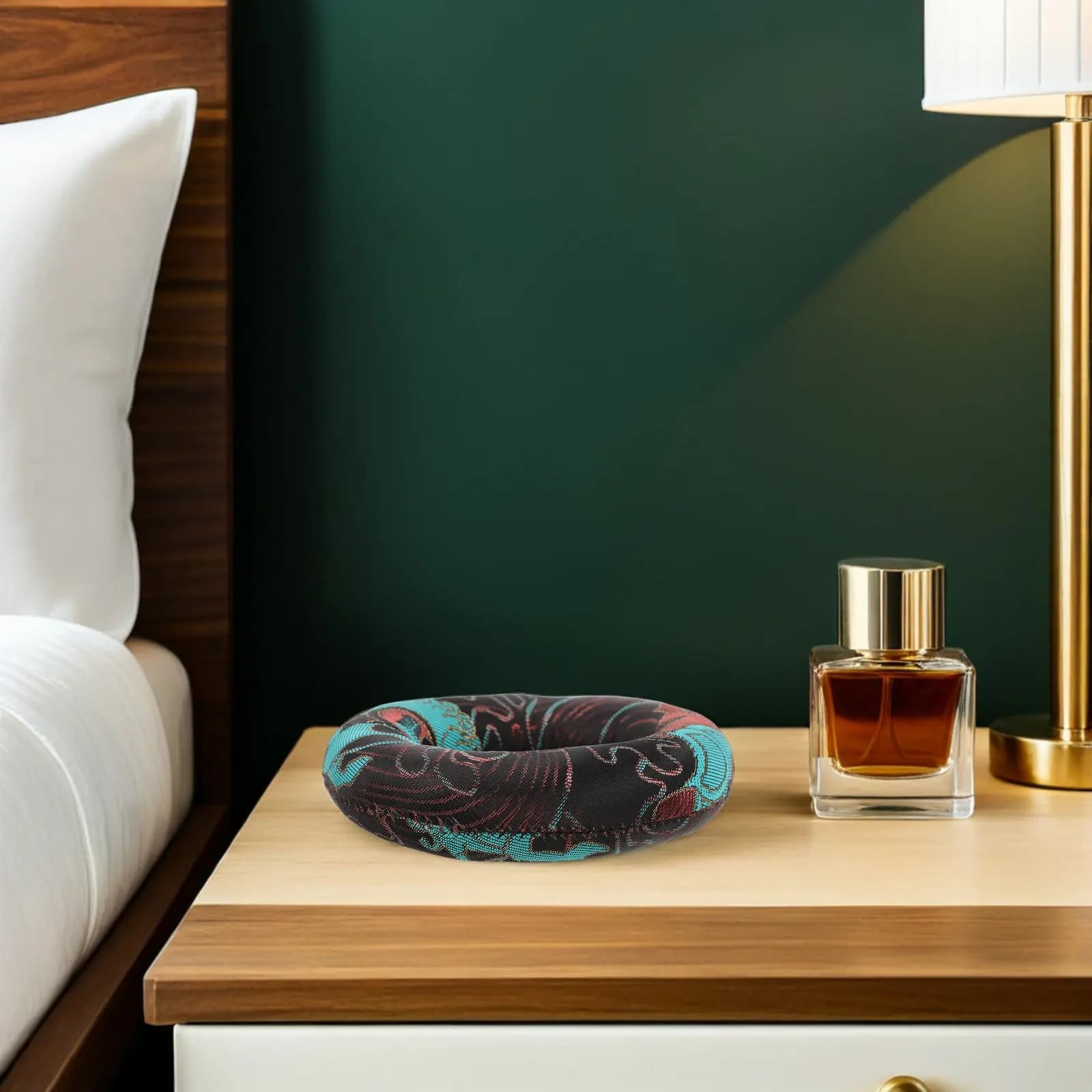 Nepal Singing Bowl Cushion Round Decorative Pillow Non-Slip Meditation Mat Silent Vibration Absorbing Pad Sound Healing Yoga