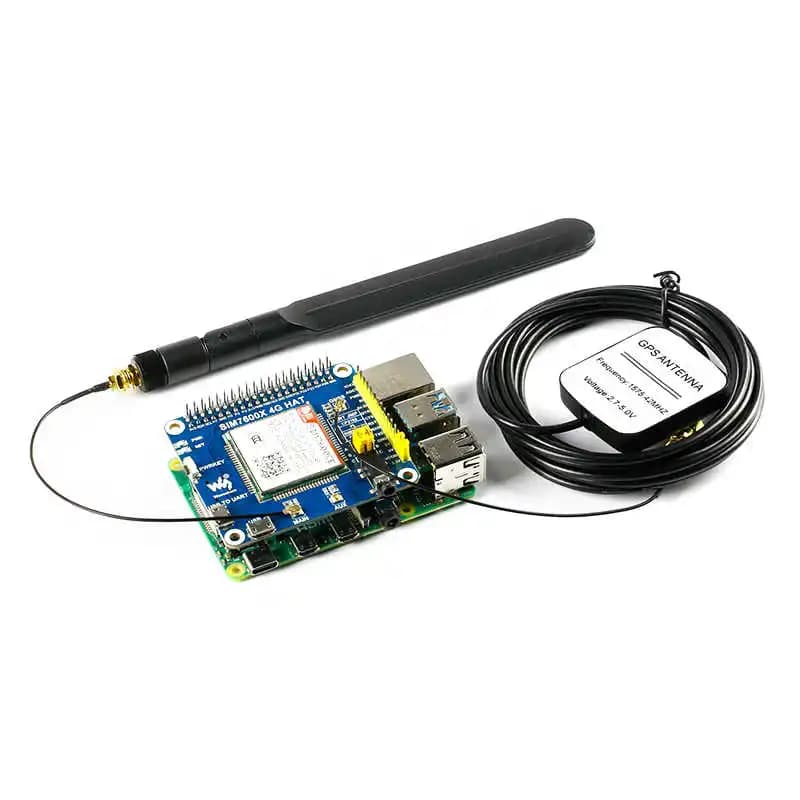 Raspberry Pi Gen 4 3b+ SIM7600CE Expansion Card 4G Communication 4G/3G/2G Positioning GNSS